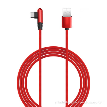 New Product 90 Degree Wire Data Sync USB Cable for Type C